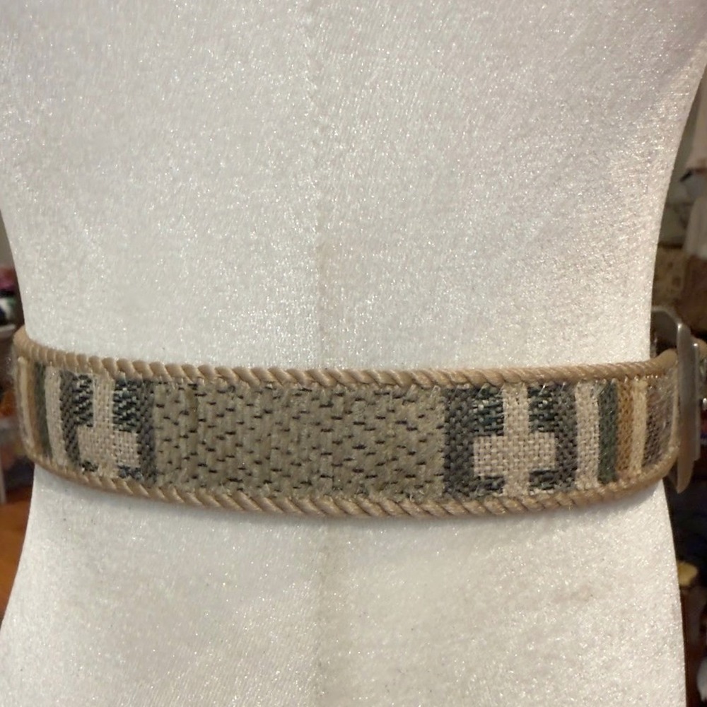 Vintage Elite Southwestern Tapestry Belt Desert Boho Festival Geometric Large - Picture 7 of 13